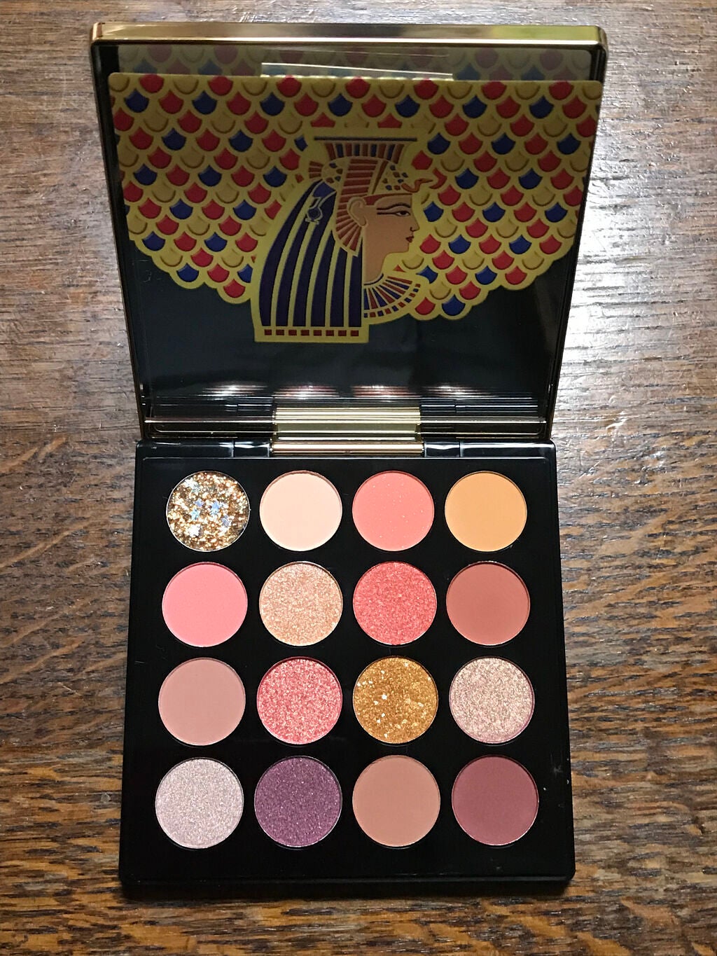 大英博物館 エジプトシリーズ アイシャドウパレット/ZEESEA/アイシャドウパレットを使ったクチコミ(4枚目)