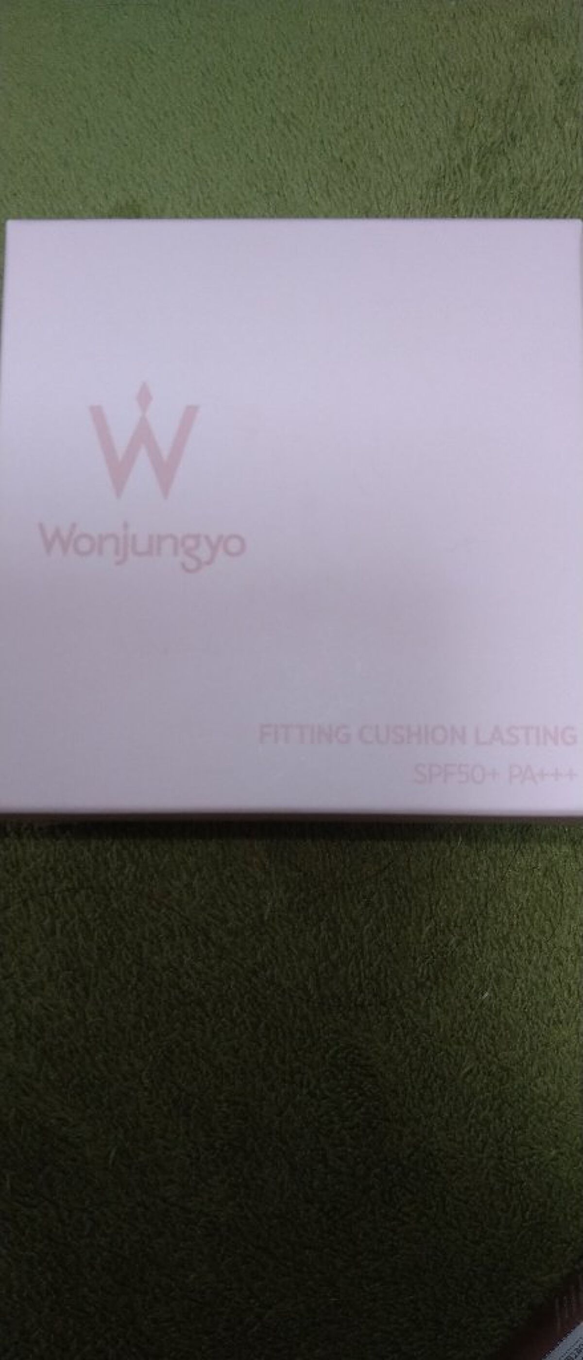 ウォンジョンヨ フィッティングクッション ラスティング 01 ペールピンク/Wonjungyo/クッションファンデーションを使ったクチコミ（2枚目）