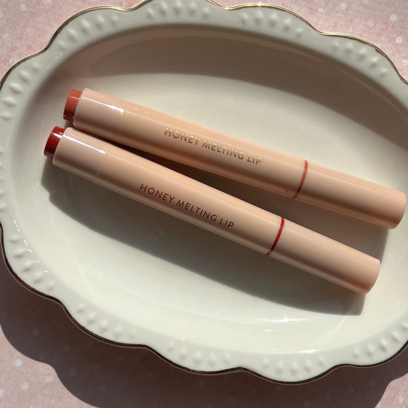 ハニーメルティングリップ/ネイチャーリパブリック/口紅を使ったクチコミ(4枚目)
