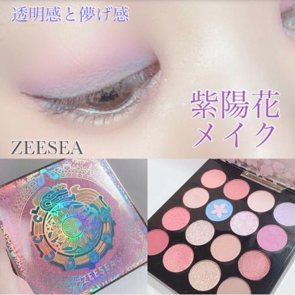 クォーツ 9色アイシャドウパレット(ドリームランドアイシャドウ)/ZEESEA/アイシャドウパレットを使ったクチコミ(6枚目)