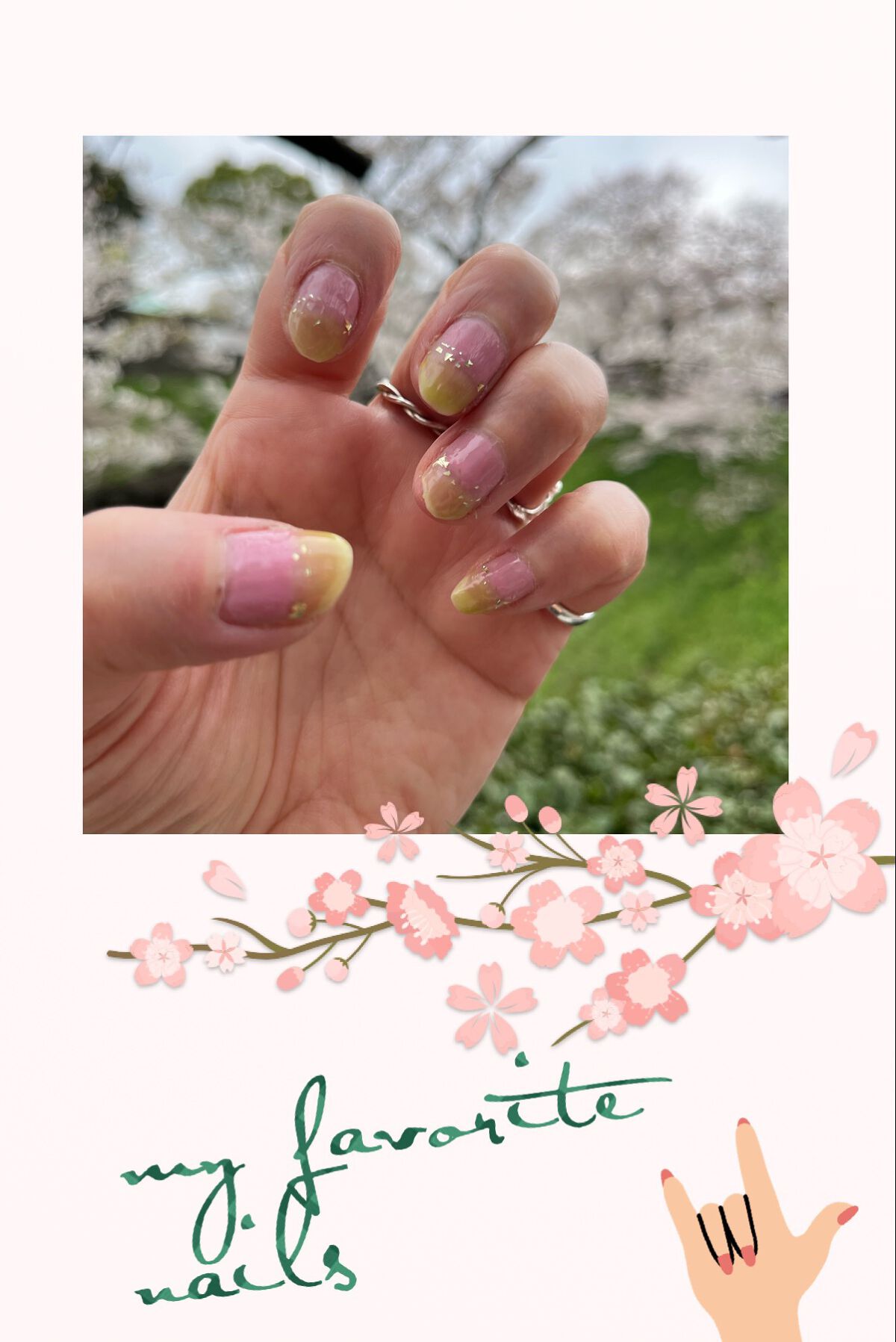 COLOR GEL POLISH/GRANJE/ジェルネイルを使ったクチコミ(2枚目)