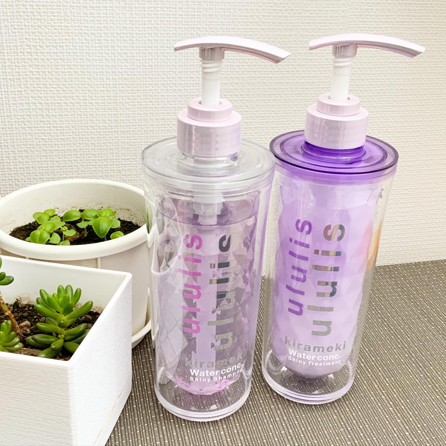 キラメキ ウォーターコンク シャイニー シャンプー/ヘアトリートメント トリートメント 335g/ululis/市販シャンプーを使ったクチコミ（1枚目）