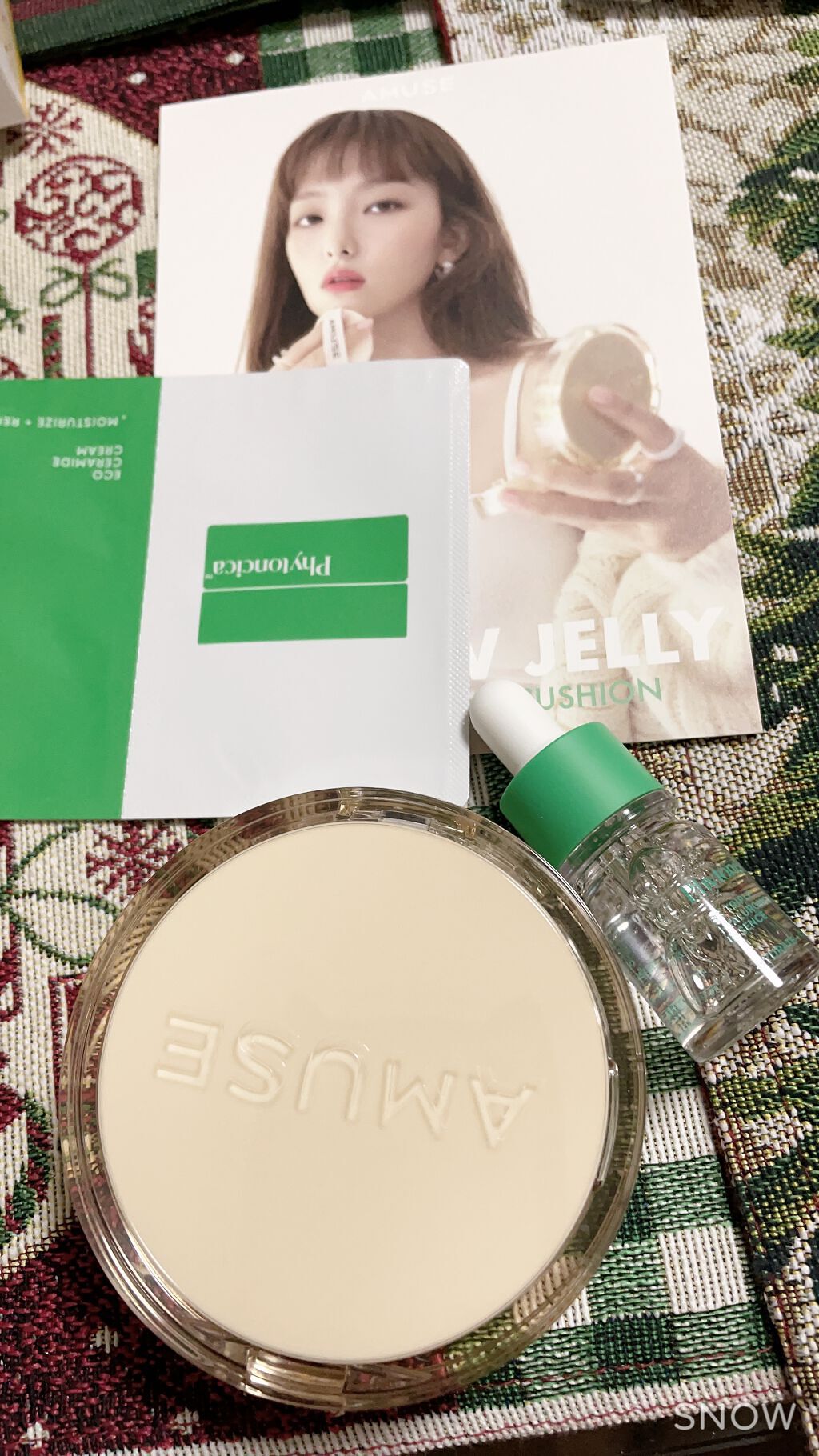 デュージェリーヴィーガンクッション 01SOONSOO/AMUSE/クッションファンデーションを使ったクチコミ（1枚目）