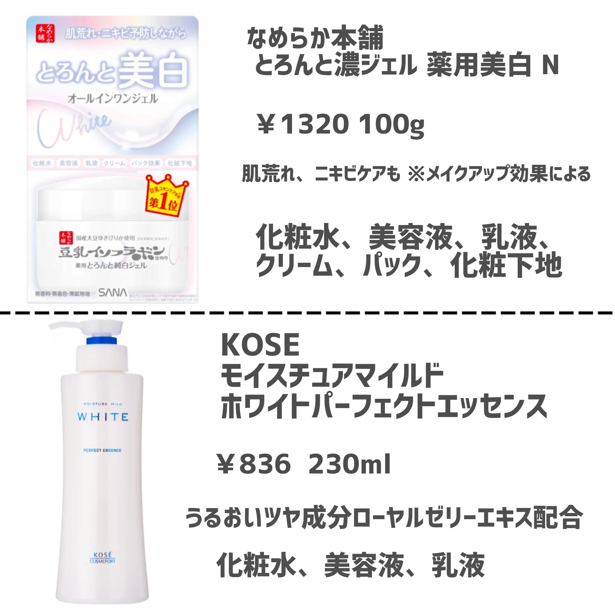 極潤 美白パーフェクトゲル/肌ラボ/オールインワン化粧品を使ったクチコミ（2枚目）