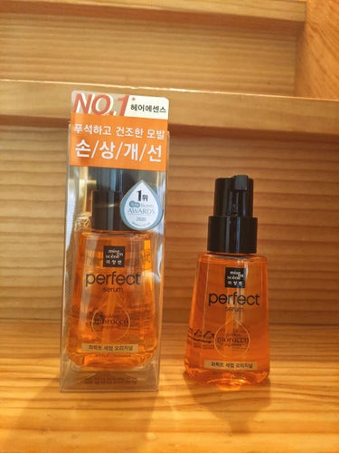 
ミジャンセン

 パーフェクトセラム80ml

これまたまたYouTubeでとうあさんがオススメしていた

ヘアオイルを前のメガ割で購入しました✨

いい香りでサラサラになりました😊

全部で5種類く