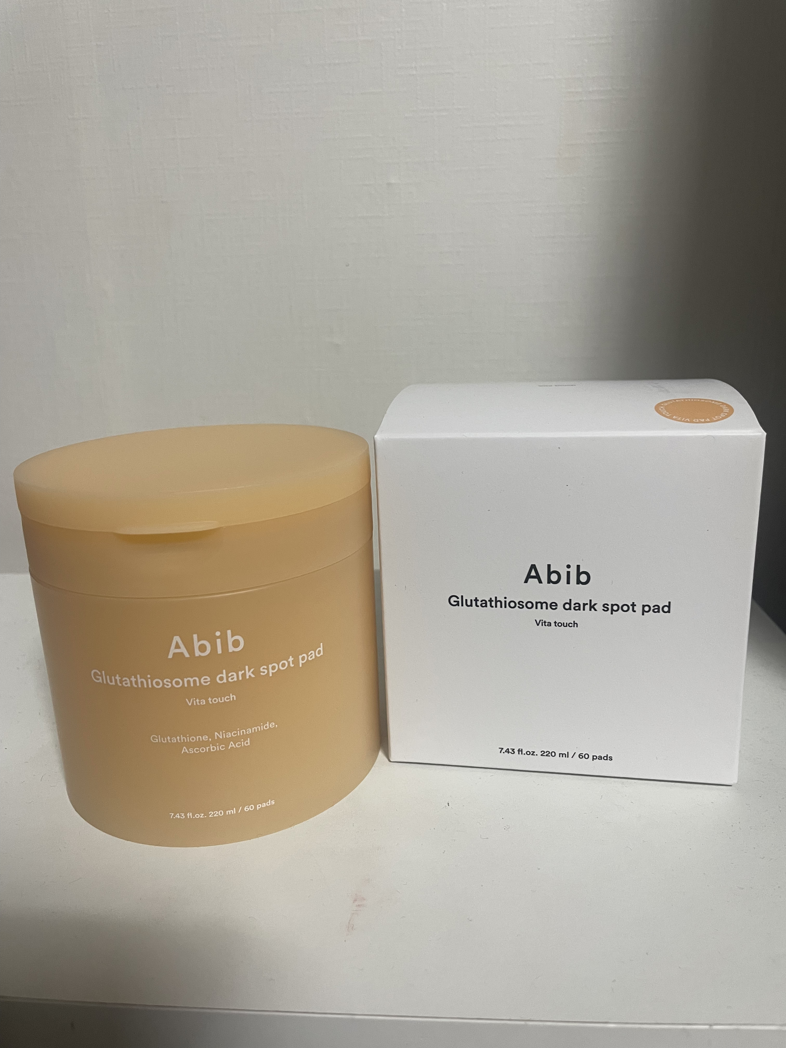 グルタチオンソームダークスポットパッドビタタッチ/Abib /トナーパッドを使ったクチコミ（2枚目）