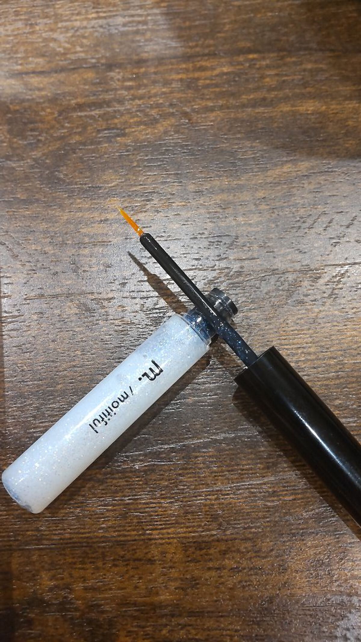 グリッターライナー(MFLリキッドアイシャドウ) クリア/DAISO/ジェルアイライナーを使ったクチコミ（2枚目）