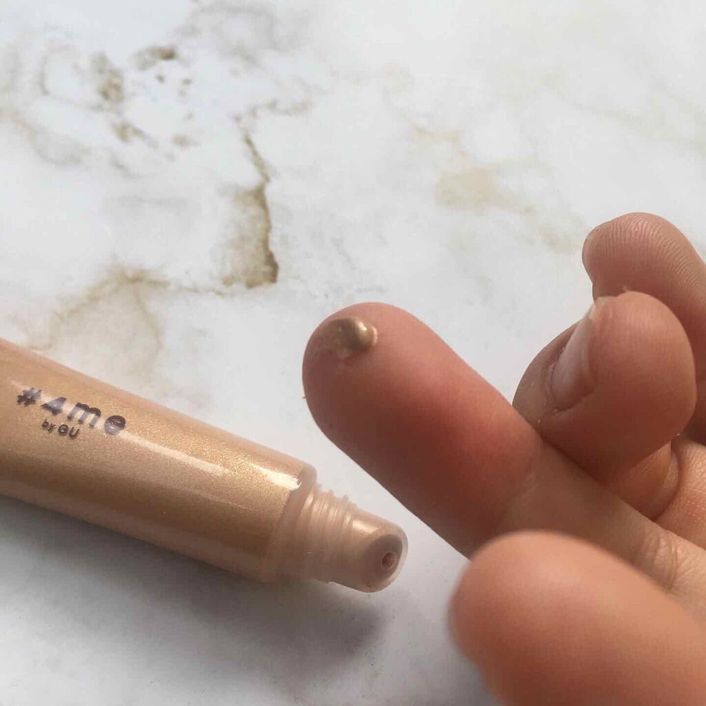 クリームアイシャドウ/#4me by GU/ジェル・クリームアイシャドウを使ったクチコミ（3枚目）