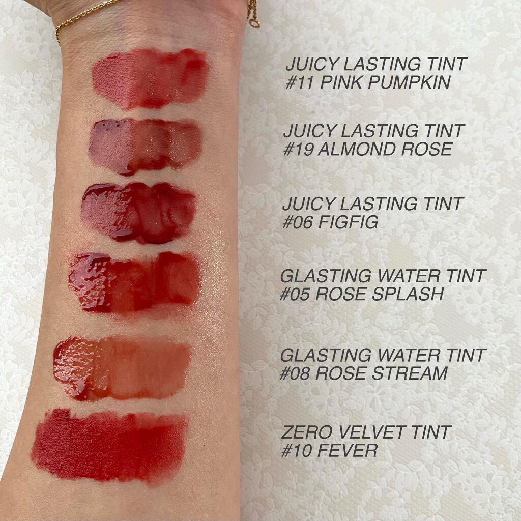 ジューシーラスティングティント/rom&nd/リップティントを使ったクチコミ(2枚目)