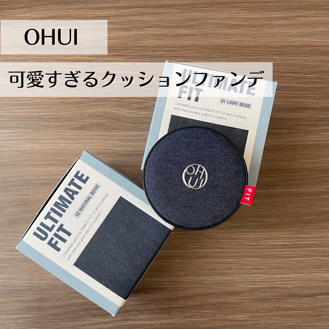アルティメットフィット ロングウェアデニムクッション/OHUI/クッションファンデーションを使ったクチコミ(1枚目)