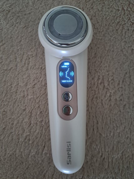 超音波美顔器 光エステ イオン導入導出 クレンジング フェイスケア/Sarlisi/美顔器・マッサージを使ったクチコミ(2枚目)