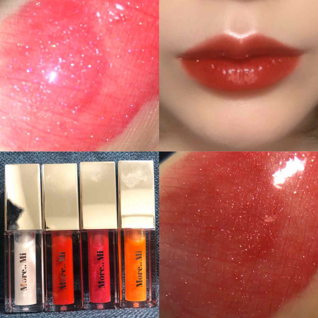 シャイニーリップグロス/More..Mi by momo/リップグロスを使ったクチコミ(1枚目)
