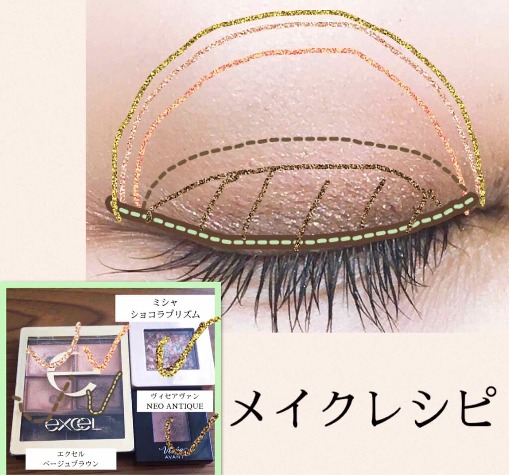 グリッタープリズム シャドウ/MISSHA/グリッターを使ったクチコミ（3枚目）