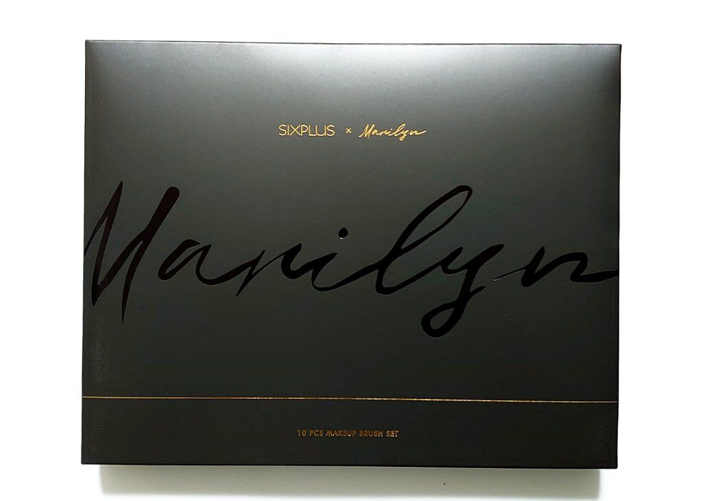 SIXPLUS X MARILYN 10本メイクアップブラシセット/SIXPLUS/メイクブラシを使ったクチコミ（3枚目）