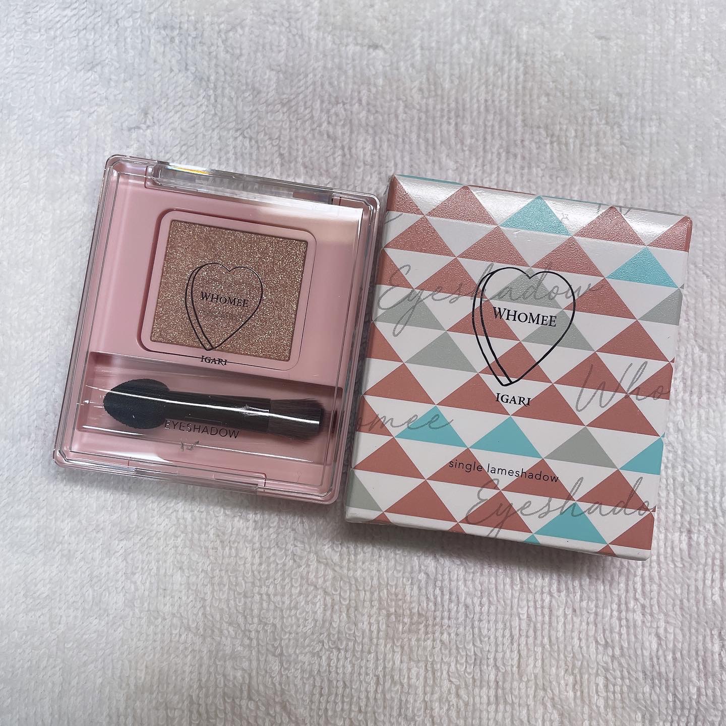 フーミー シングルラメシャドウ/WHOMEE/単色アイシャドウを使ったクチコミ（1枚目）