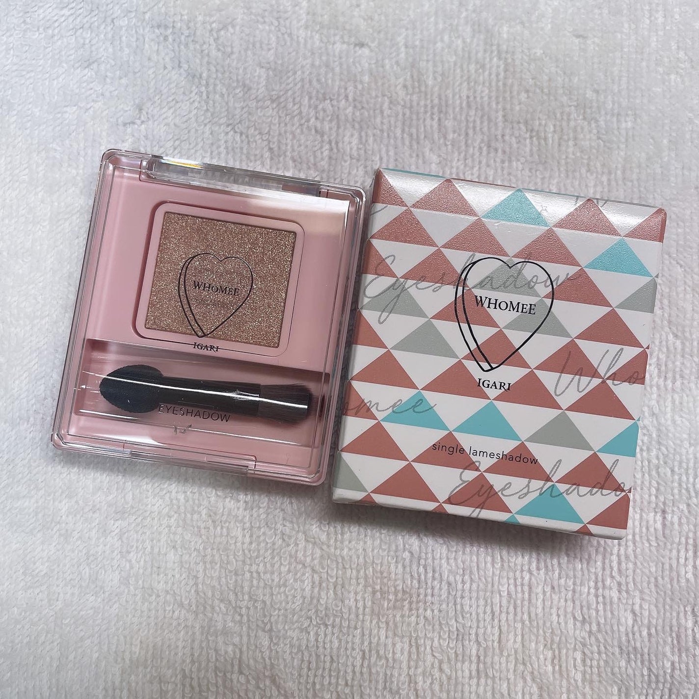 フーミー シングルラメシャドウ/WHOMEE/単色アイシャドウを使ったクチコミ(1枚目)
