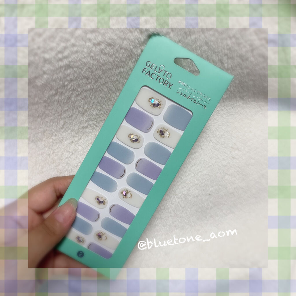 ネイルフィット ジェルネイルシール/GELATO FACTORY/ネイルシールを使ったクチコミ（2枚目）