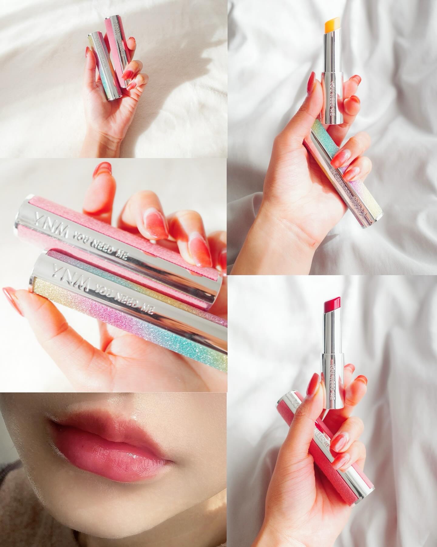 YNM  レインボーハニーリップバーム/YNM/リップバームを使ったクチコミ（1枚目）