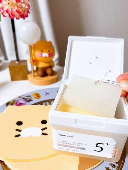 5番 白玉グルタチオンCフィルムパッド/numbuzin/トナーパッドを使ったクチコミ(2枚目)