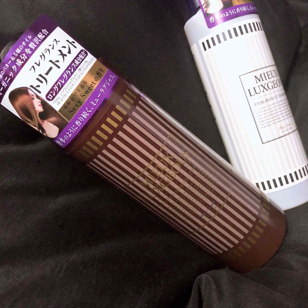 FRAGRANCE SHAMPOO／TREATMENT/MIEUX LUXGEOUS(ミューラグジャス)/市販シャンプーを使ったクチコミ（3枚目）