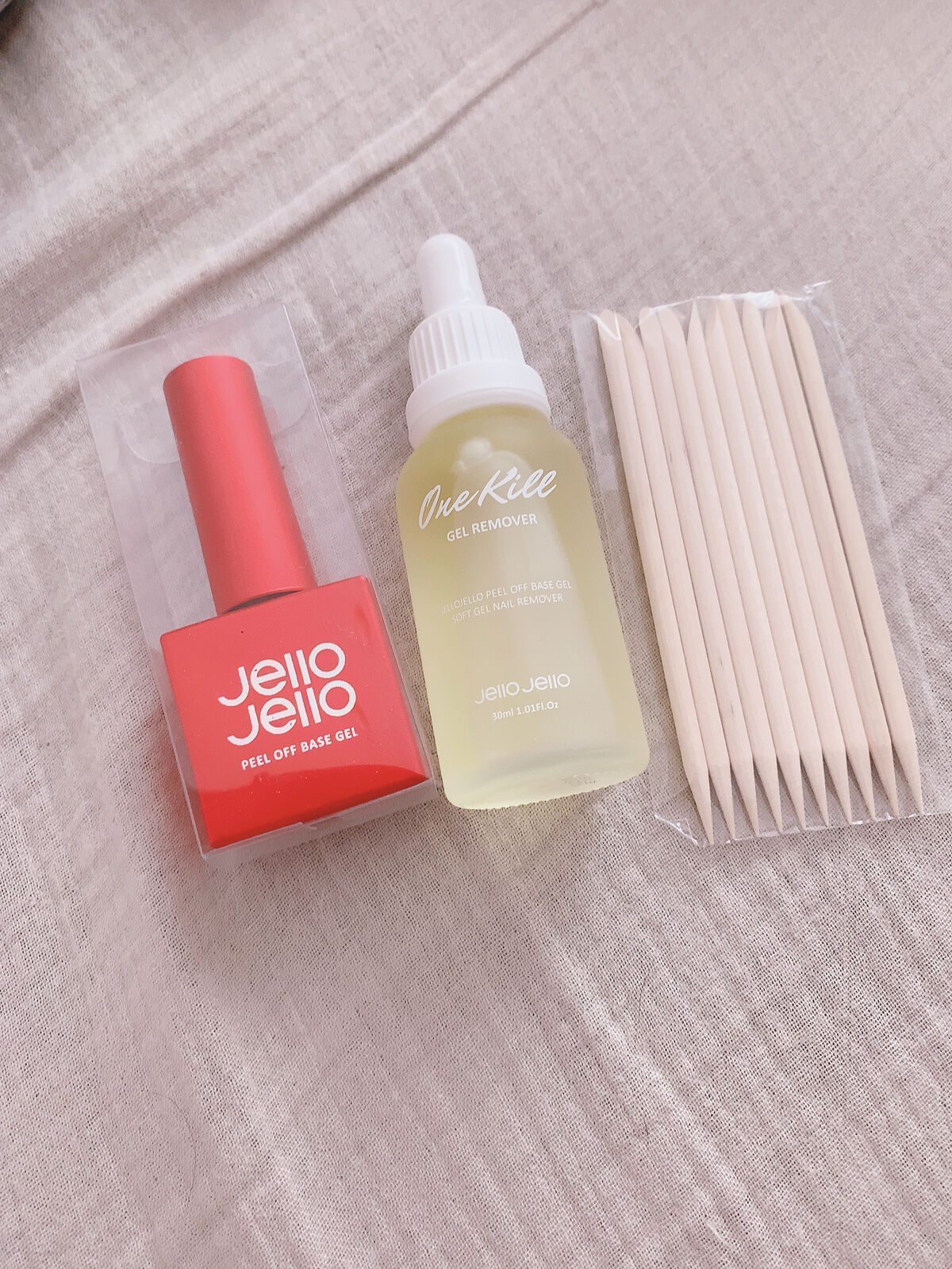 ワンキルジェルネイルリムーバー/JELLO JELLO/除光液を使ったクチコミ（2枚目）