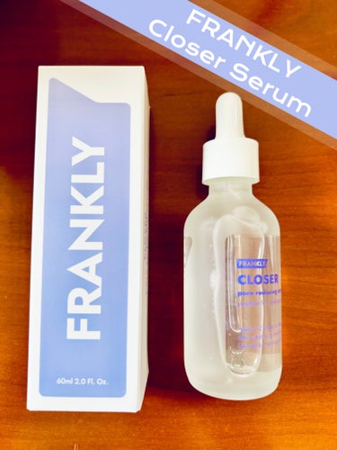 ◆ Frankly  クローザーセラム 60ml ◆

2023年6月のメガ割にて購入してみました！

ころんとしたボトルが可愛いプチプラ美容液です。


▷テクスチャ・使用感　

香りは特にありません