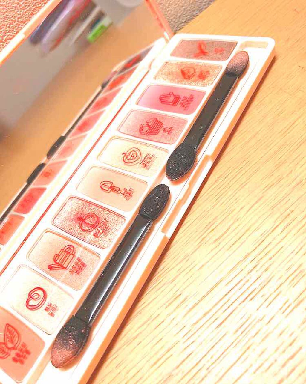 プレイカラー アイシャドウ/ETUDE/アイシャドウパレットを使ったクチコミ（2枚目）