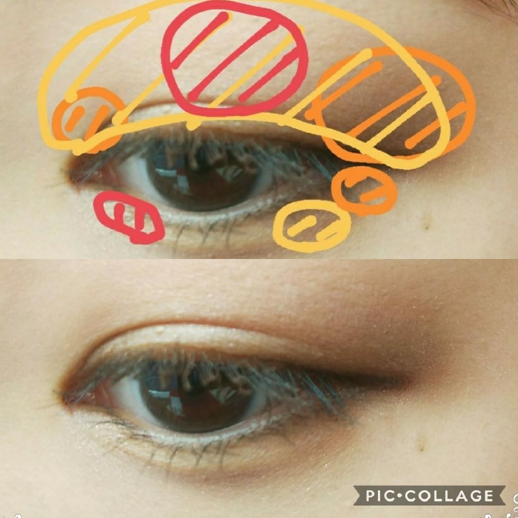 アイ カラー(チップ付)/ちふれ/アイシャドウパレットを使ったクチコミ（3枚目）