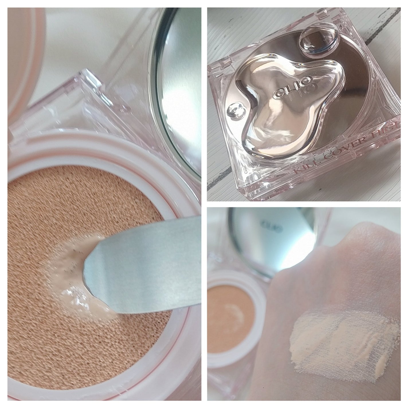 キル カバー ハイ グロウ クッション/CLIO/クッションファンデーションを使ったクチコミ(5枚目)