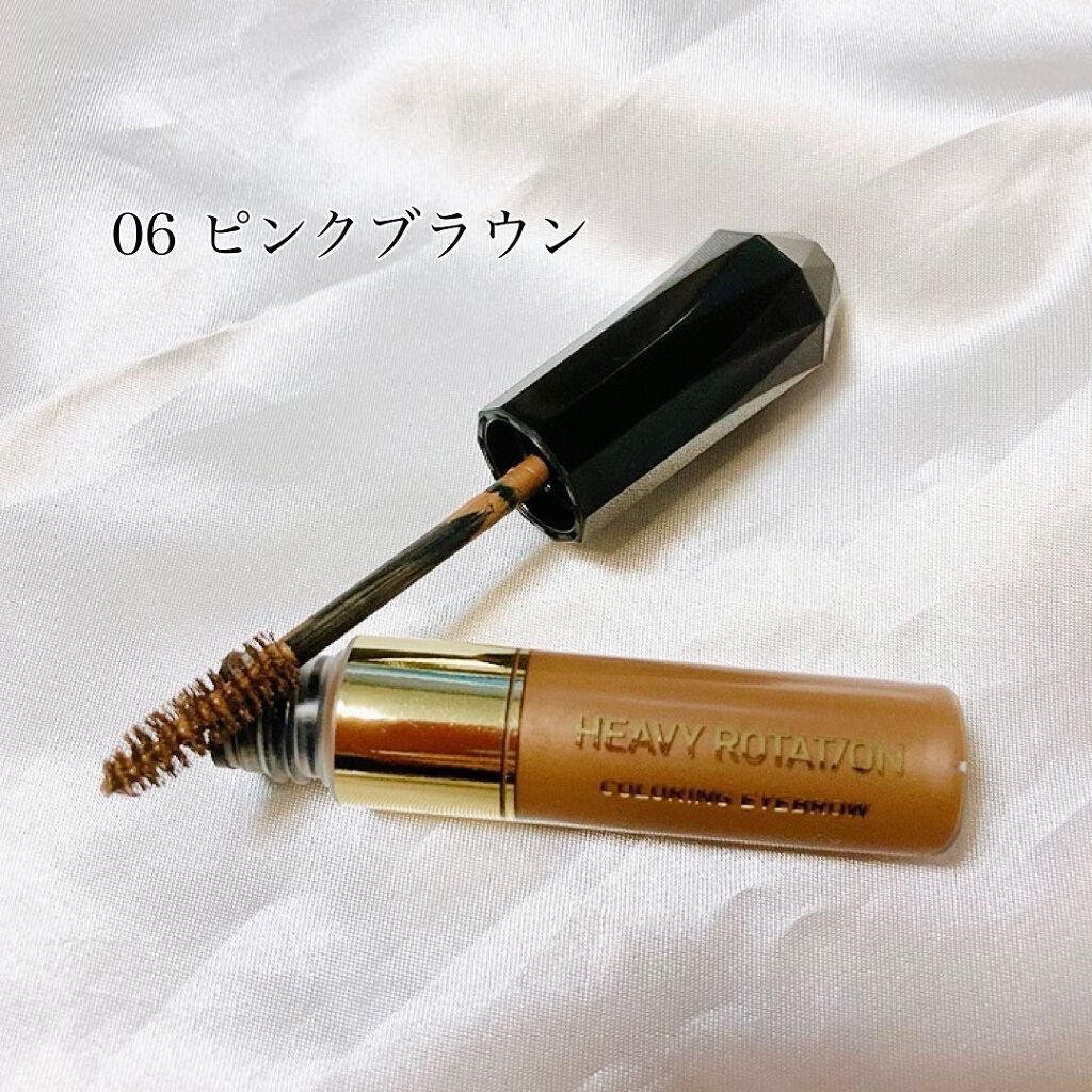 カラーリングアイブロウ/ヘビーローテーション/眉マスカラを使ったクチコミ(4枚目)