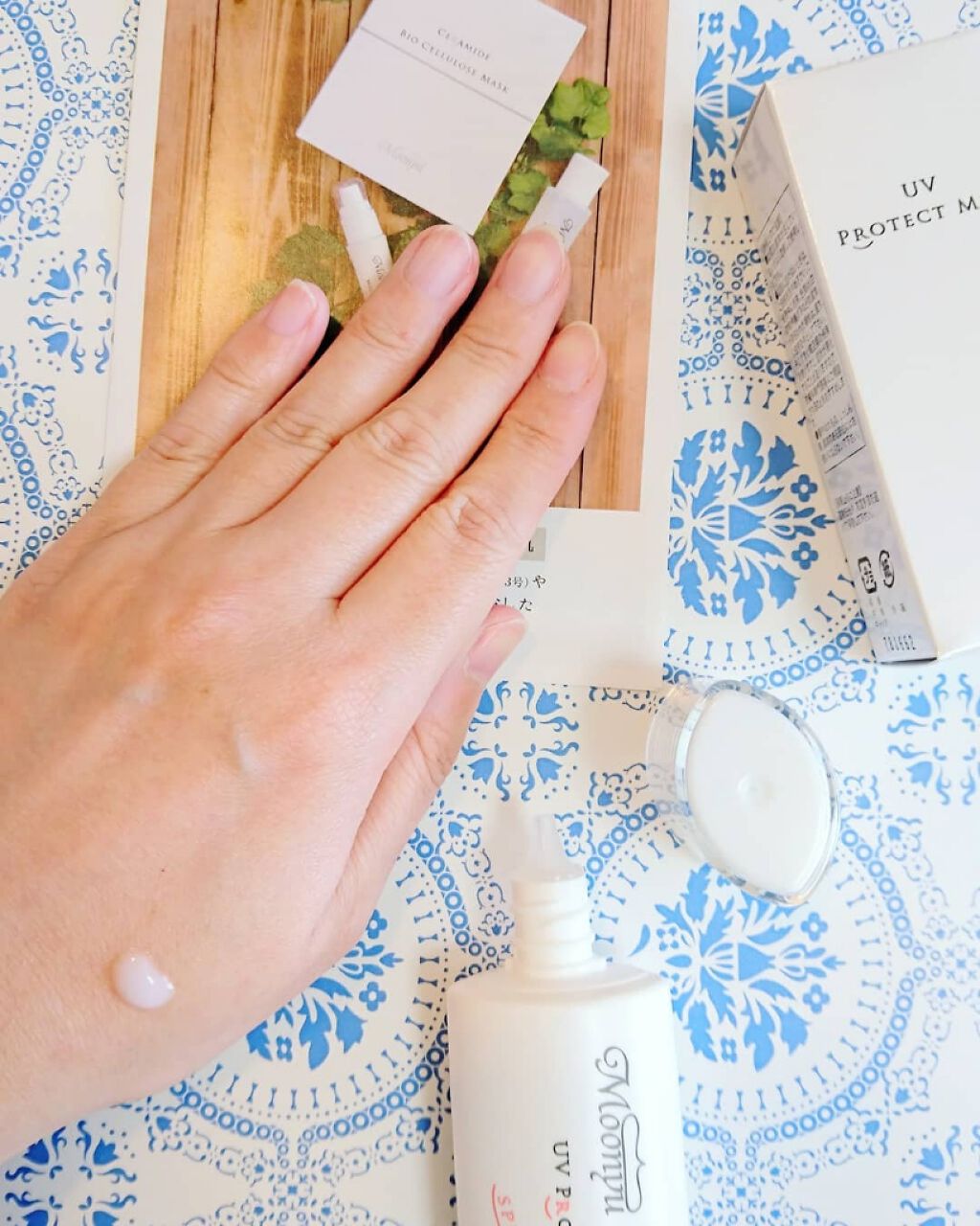 ＵＶ プロテクト ミルク/Moonyu(モーニュ)/日焼け止めミルクを使ったクチコミ（2枚目）