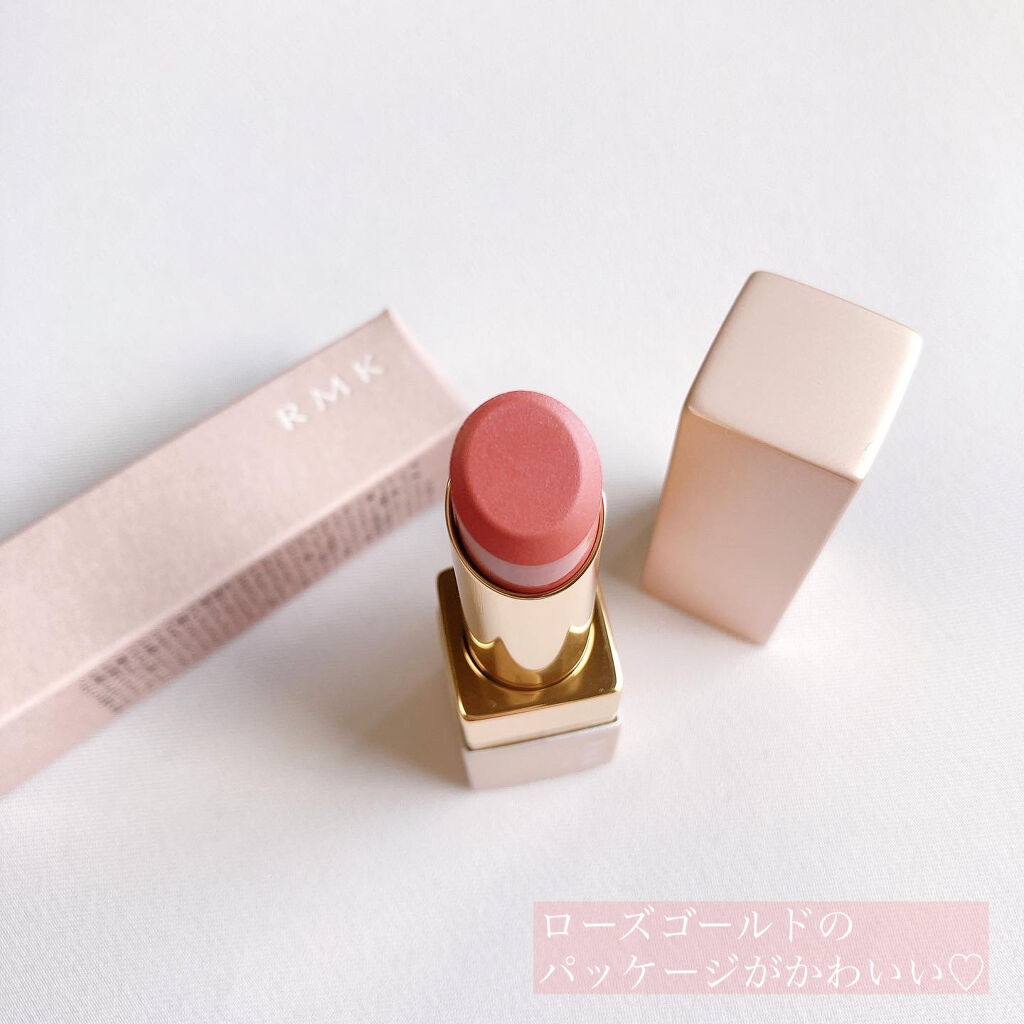 リップスティック コンフォート エアリーシャイン EX-02/RMK/口紅を使ったクチコミ（3枚目）