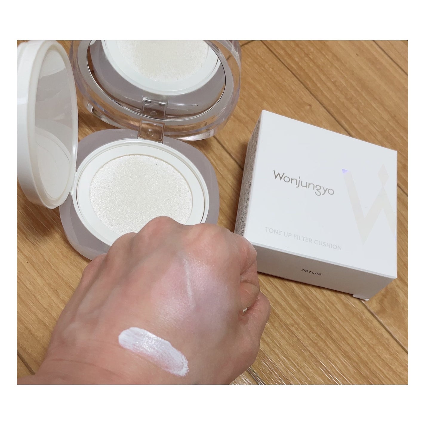 ウォンジョンヨ トーンアップ フィルタークッション/Wonjungyo/クッションファンデーションを使ったクチコミ(1枚目)