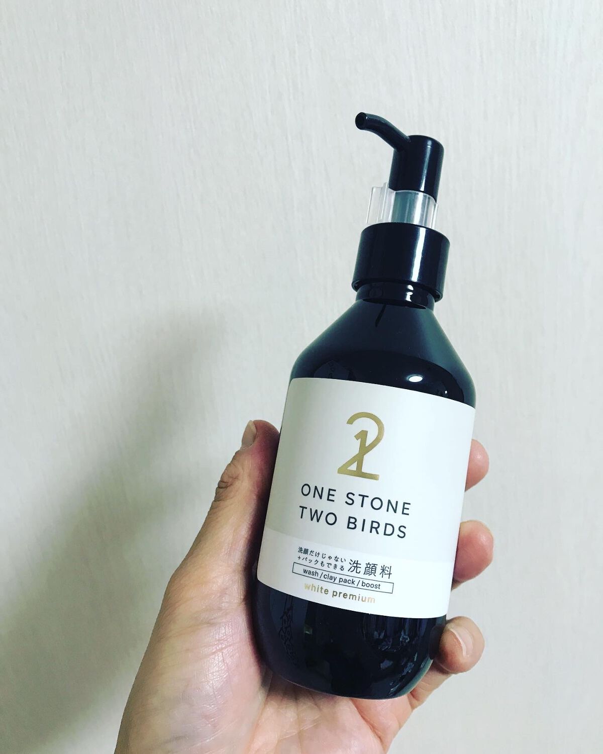 洗顔だけじゃない+パックもできる洗顔料 ホワイトプレミアム/ONE STONE TWO BIRDS/その他洗顔料を使ったクチコミ(2枚目)