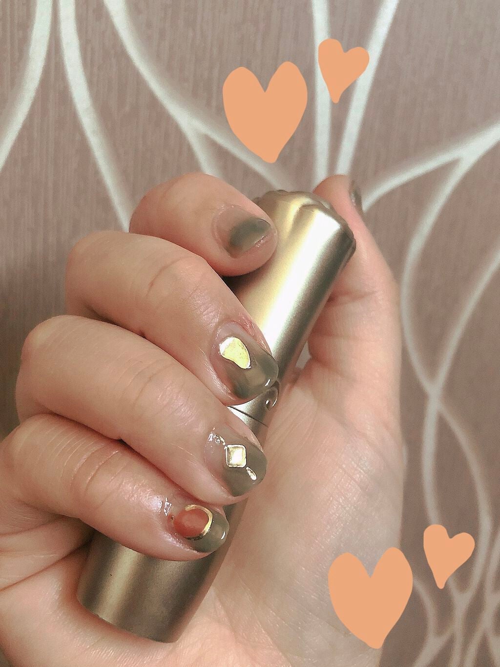 ネイルシール/セリア/ネイルシールを使ったクチコミ(2枚目)