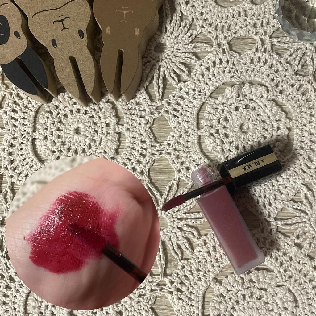 アーティスティックベルベットティント/A.BLACK/リップティントを使ったクチコミ（3枚目）