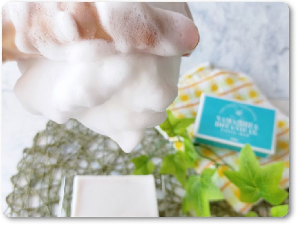 ボタニカルフェイシャルソープ/ナマシア/洗顔石鹸を使ったクチコミ（1枚目）