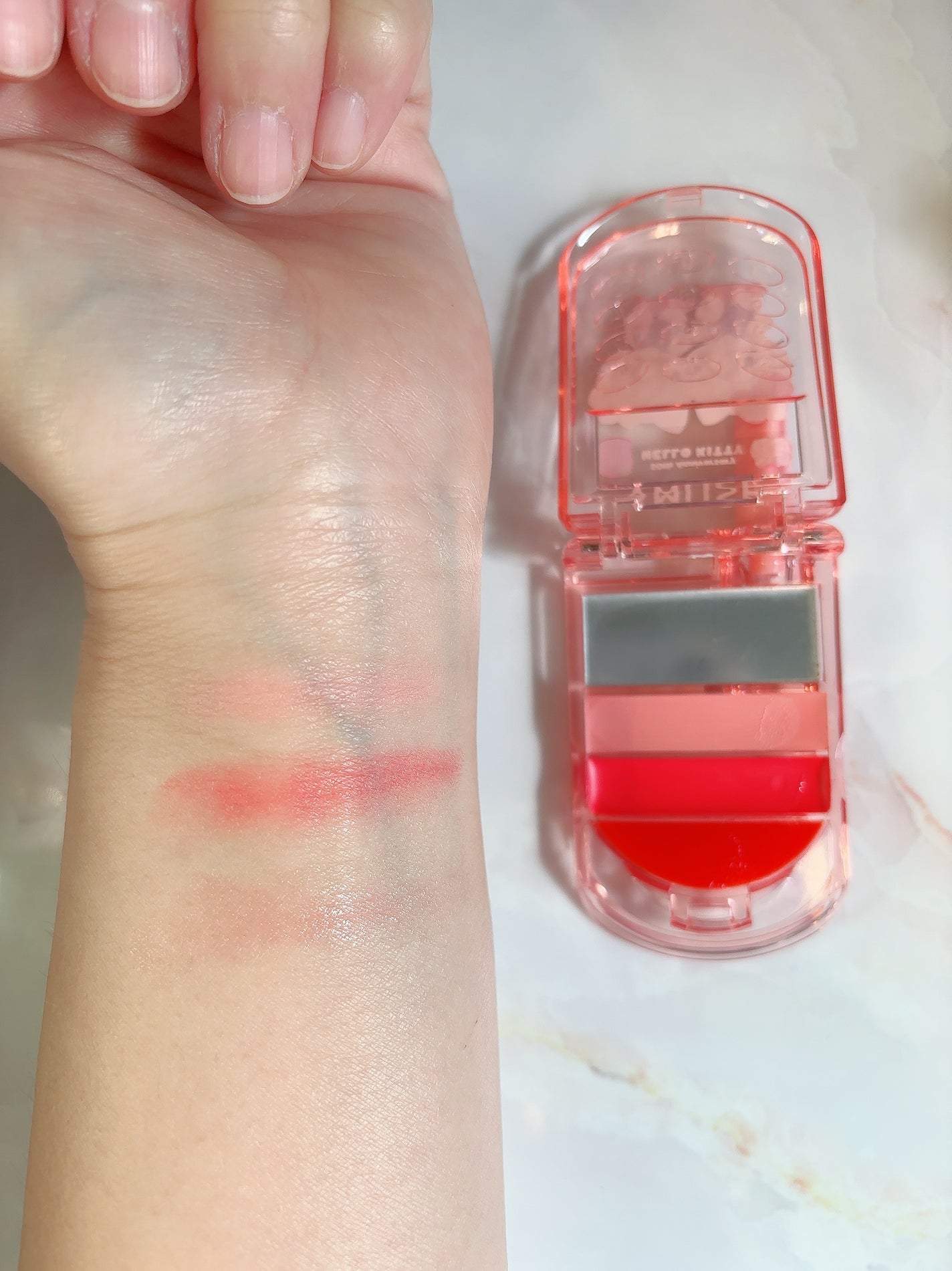 リップ&チークセルフォン/AMUSE/口紅を使ったクチコミ(6枚目)