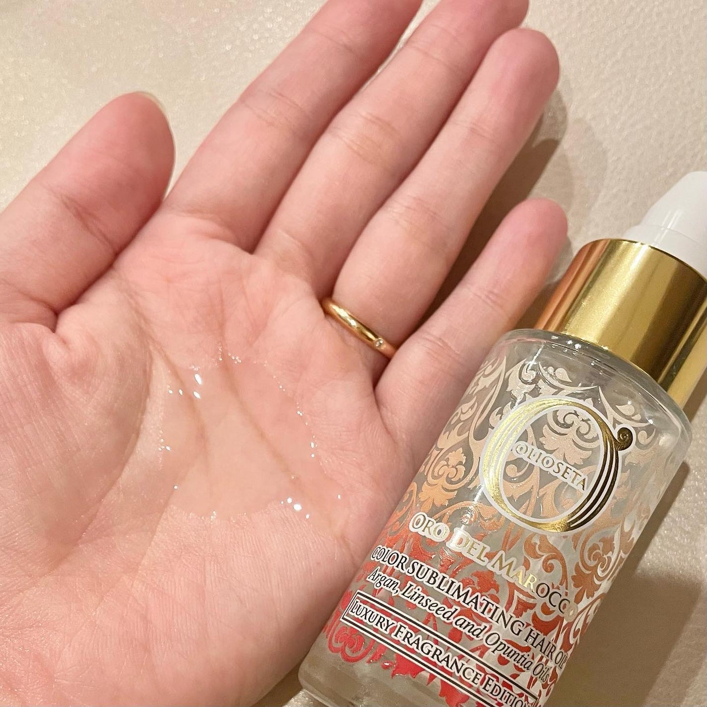 オイルトリートメント ライフアンドリバティ/OLIOSETA(オリオセタ)/ヘアオイルを使ったクチコミ(3枚目)