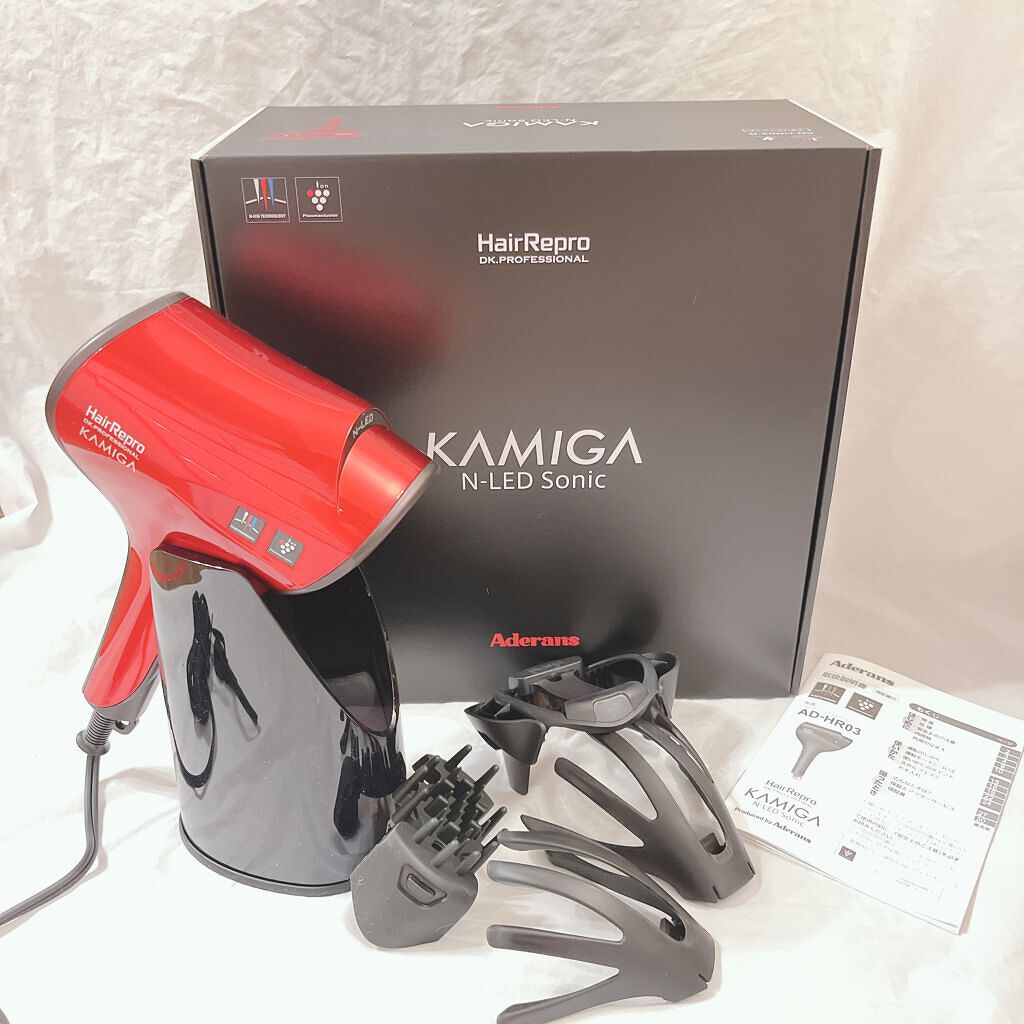 N-LED Sonic KAMIGA/アデランス/ドライヤーを使ったクチコミ（2枚目）