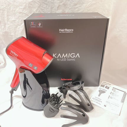 N-LED Sonic KAMIGA/アデランス/ドライヤーを使ったクチコミ(2枚目)