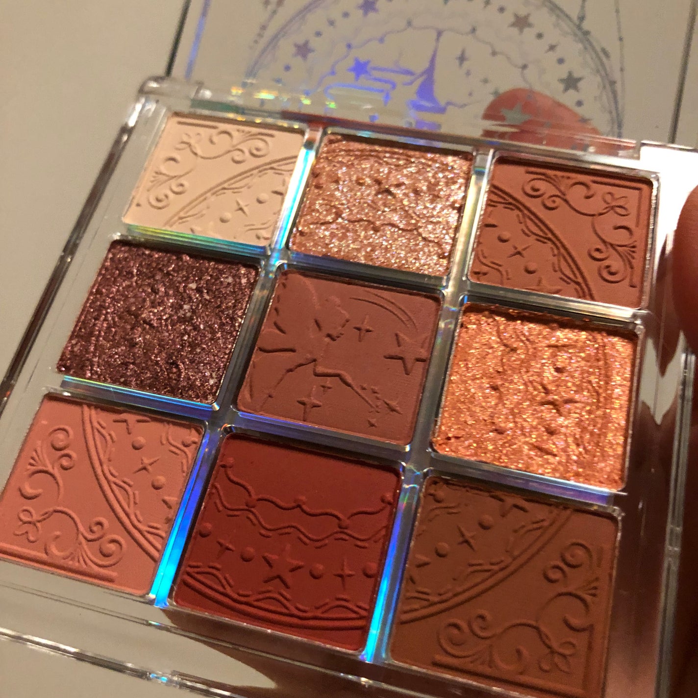 クォーツ 9色アイシャドウパレット(ドリームランドアイシャドウ)/ZEESEA/アイシャドウパレットを使ったクチコミ(2枚目)