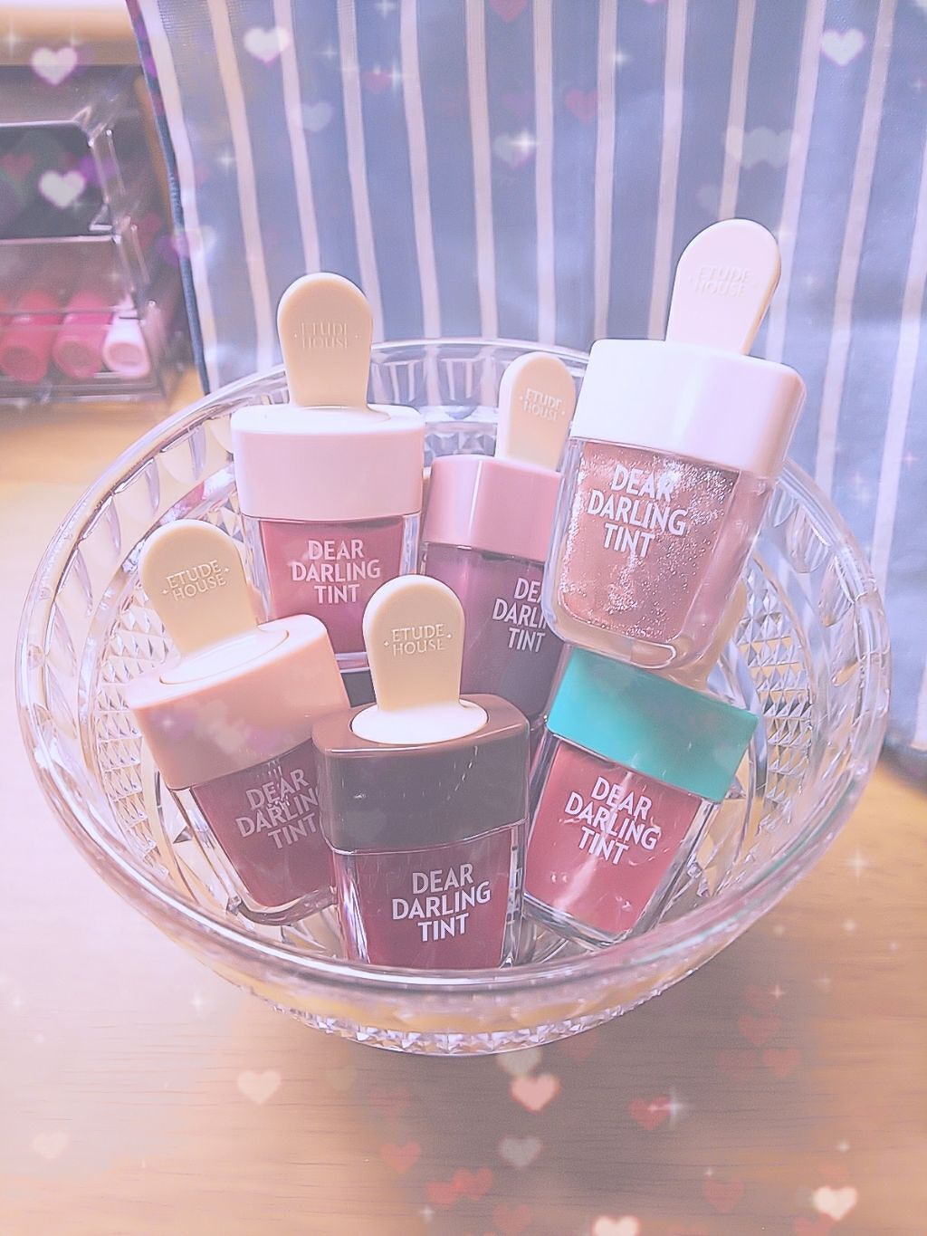 ディアダーリン ウォータージェルティント (アイスティント)/ETUDE/口紅を使ったクチコミ(1枚目)