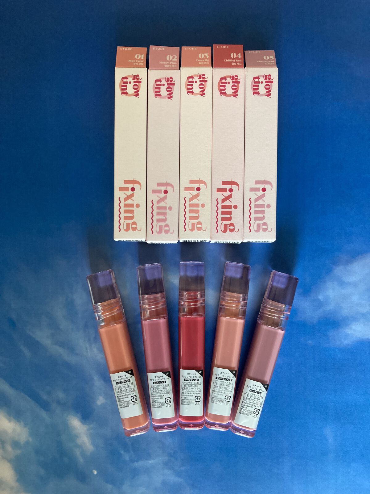 グロウ フィクシングティント/ETUDE/リップティントを使ったクチコミ（2枚目）