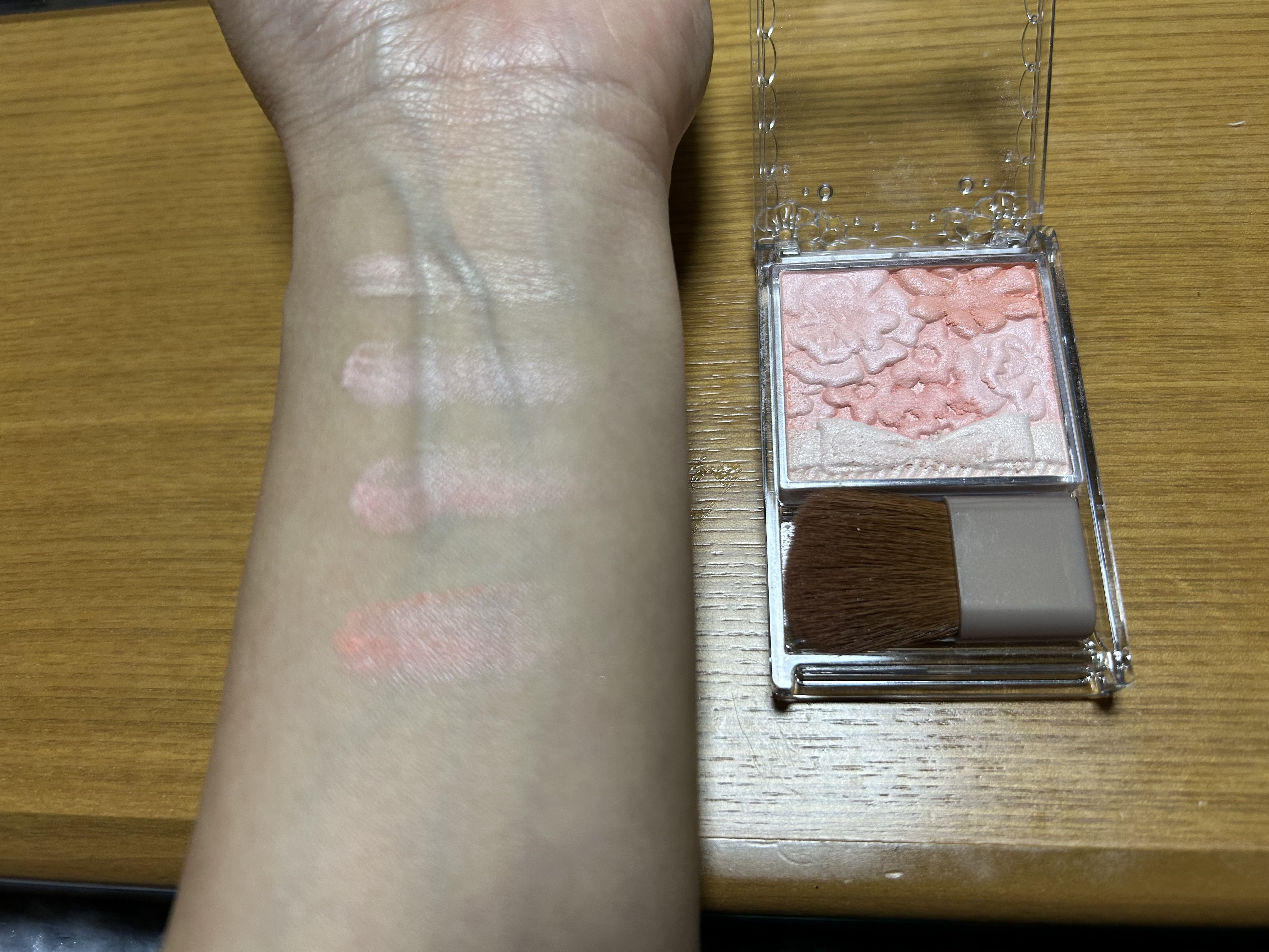 グロウフルールチークス/キャンメイク/パウダーチークを使ったクチコミ（2枚目）