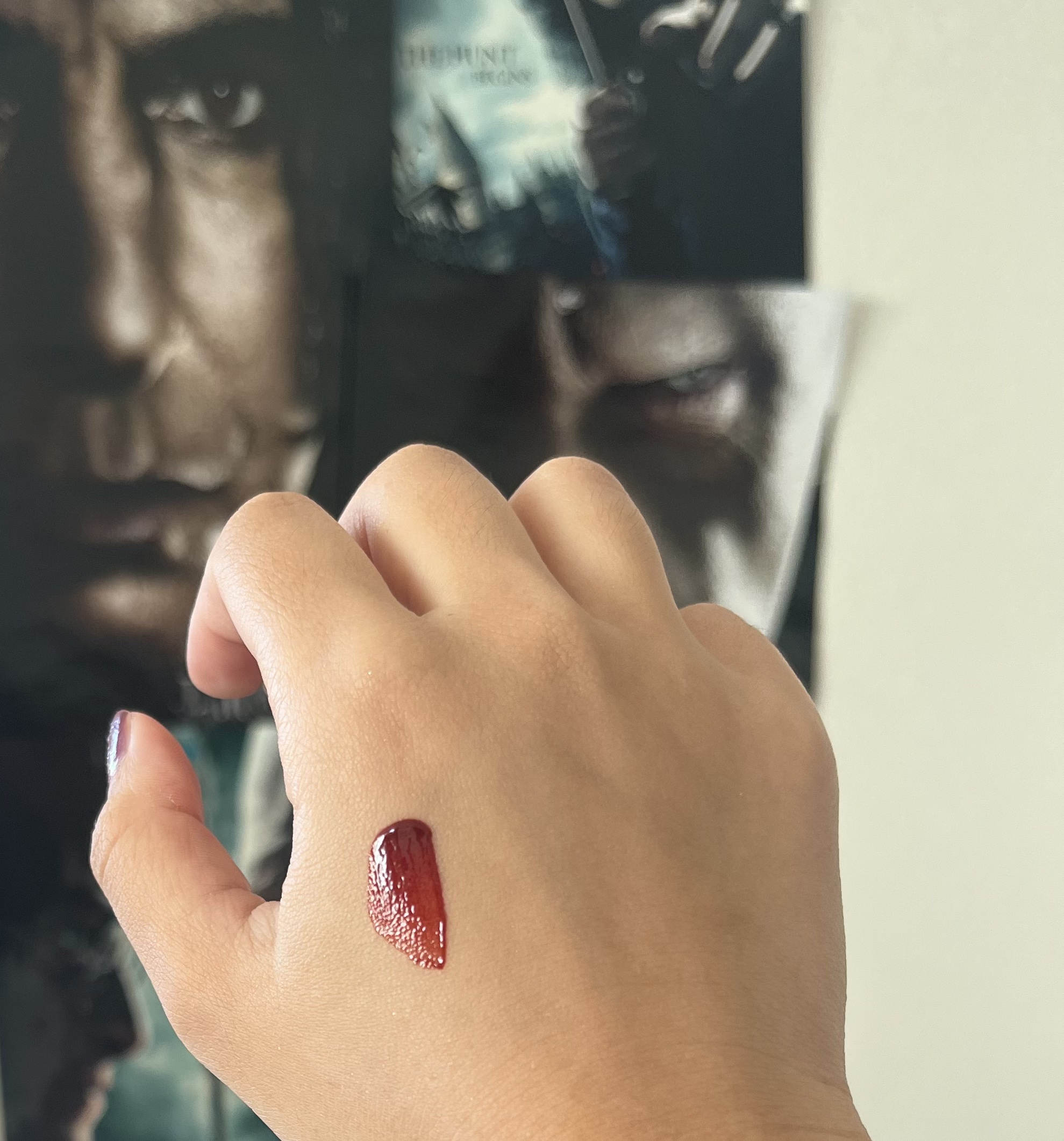 ウォーターリズムグロウティント 07 カシスプラム/TIRTIR(ティルティル)/リップティントを使ったクチコミ（2枚目）