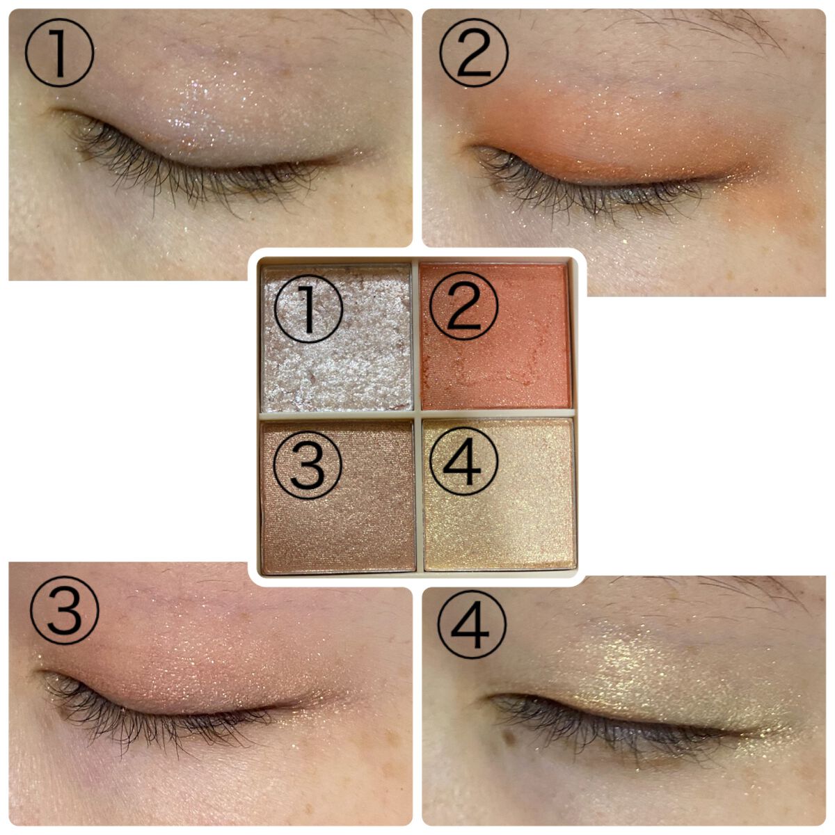 ちいかわ アイシャドウパレット/ラヴィジア/アイシャドウパレットを使ったクチコミ（3枚目）