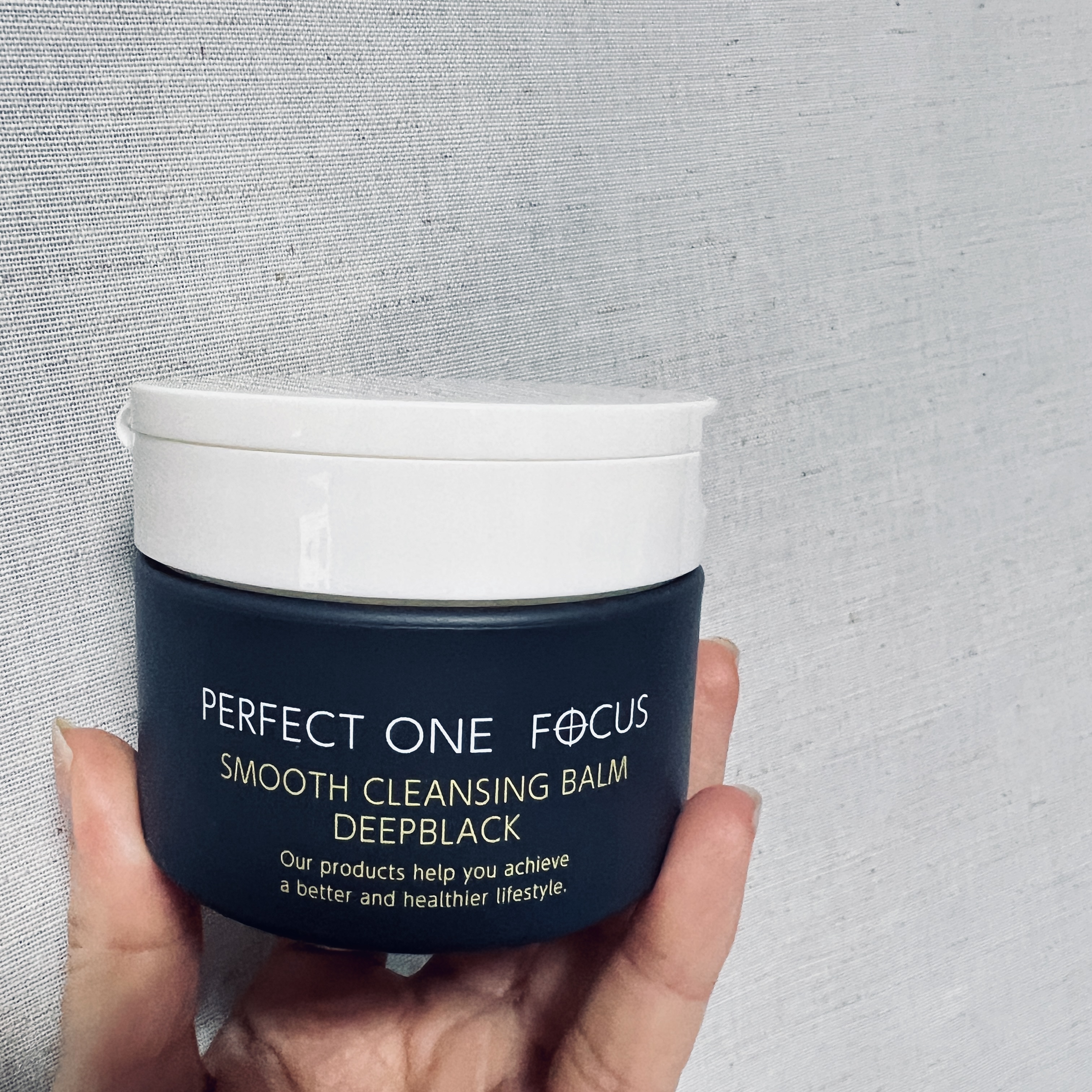 パーフェクトワンフォーカス スムースクレンジングバーム ディープブラック/PERFECT ONE  FOCUS/クレンジングバームを使ったクチコミ（1枚目）