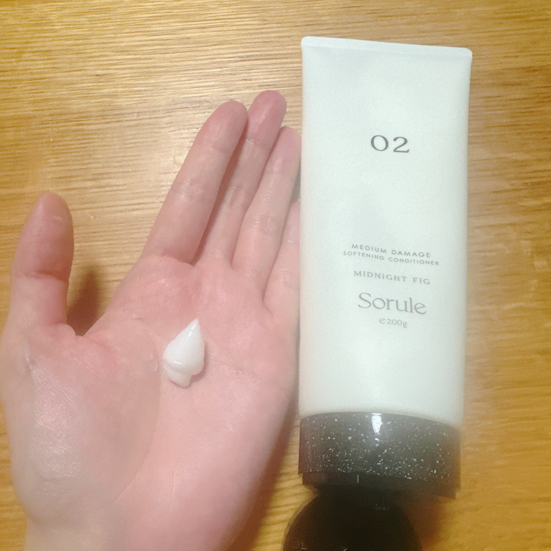ソフニングコンディショナー 02ミディアムダメージ 200g/Sorule/コンディショナー単品を使ったクチコミ（2枚目）