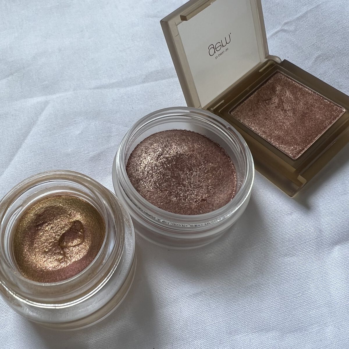 single eye color se-03 ブロンズ/la peau de gem./単色アイシャドウを使ったクチコミ（2枚目）